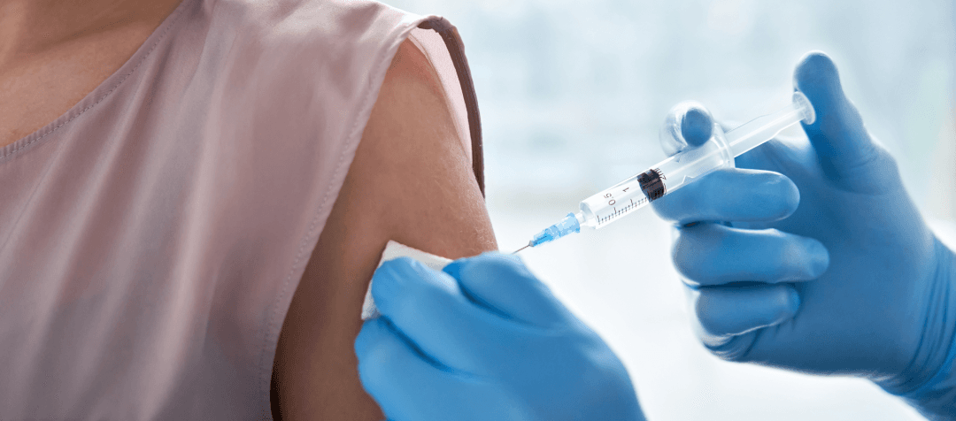 Impfung als Symbol für Gesundheitsvorsorge beim Auswandern nach Belgien