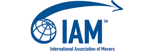 Logo of the International Association of Movers (IAM) – global association for moving and relocation service providers