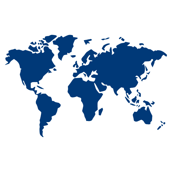 World map - Norway visa: third-country nationals (outside the EU/EEA)