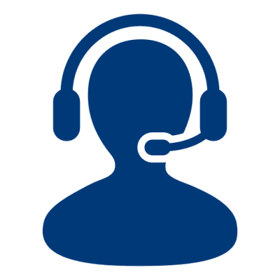 Person mit Headset als Symbol für individuelle Beratung