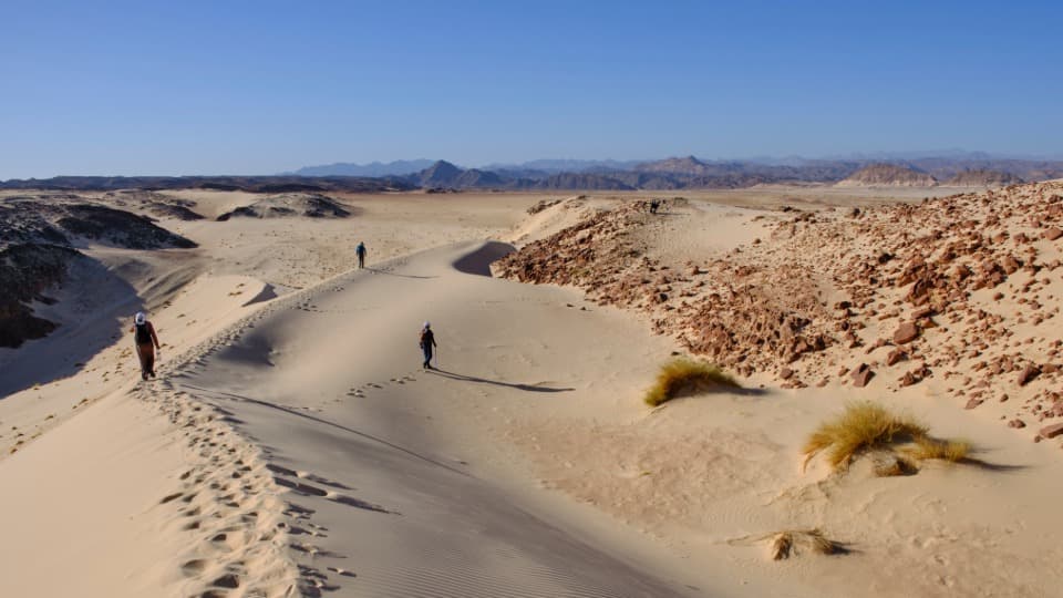 Moving to Egypt: Safety - Aerial view of the Sinai Desert