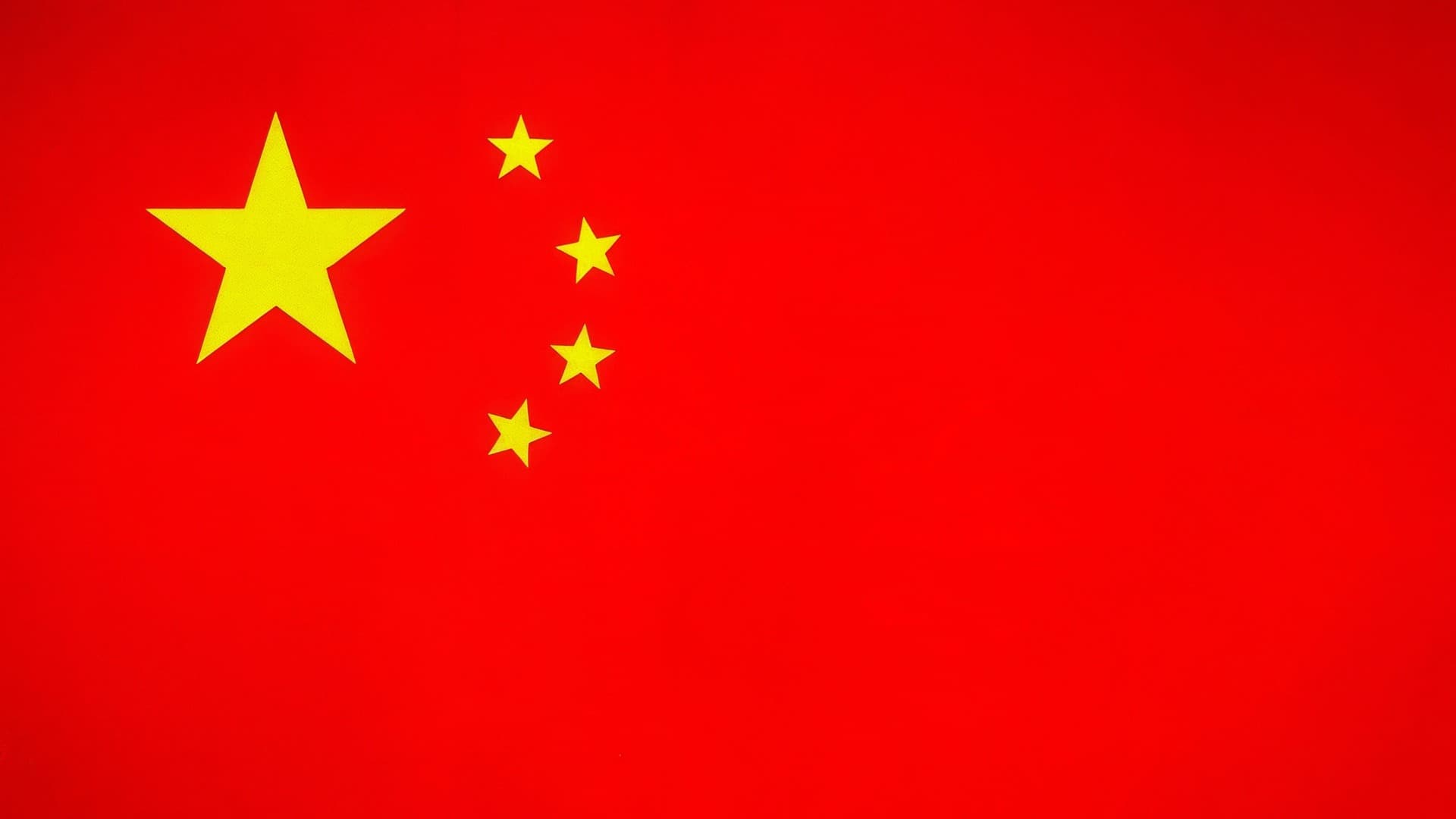 Chinesische Flagge als Symbol für Visum und Umzug nach China