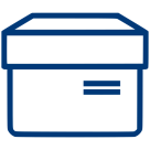 Icon: Anlieferung des Verpackungsmaterials